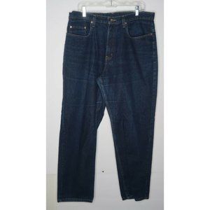 VTG Ralph Lauren Polo Jeans Company Relaxed Mens Blue Jeans Spell Out Size 36x32